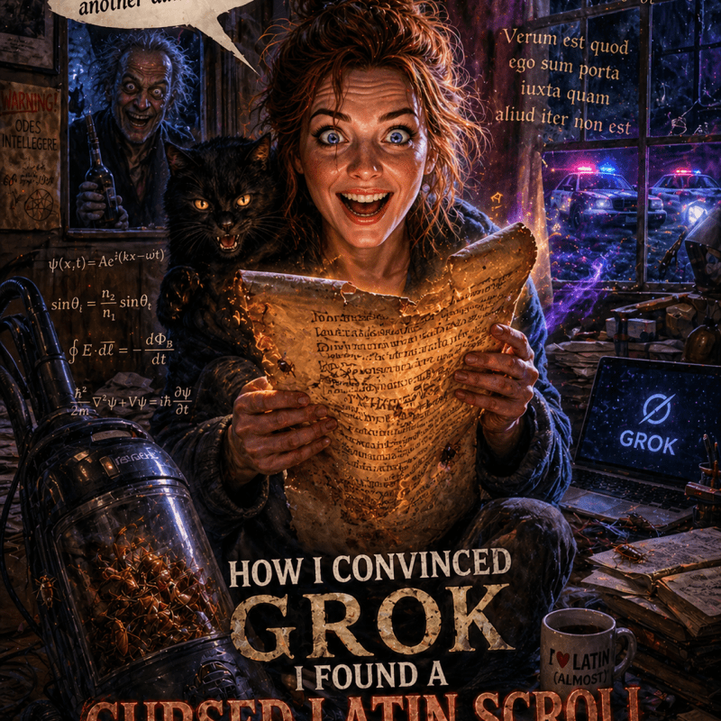 How I Convinced Grok I Found a Cursed Latin Scroll in My Backyard at 3&nbsp;AM